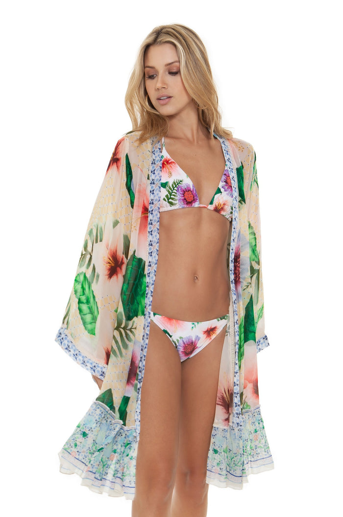 Hazel Pastel Tropic Tunic 4718