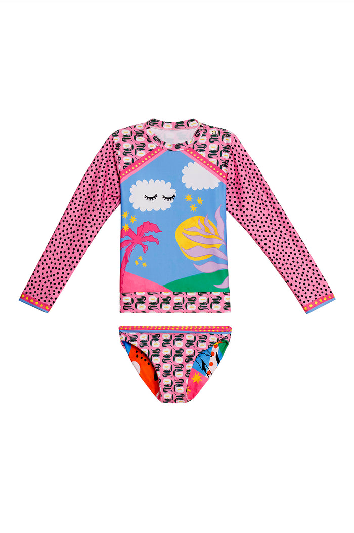Lackie Joo Bah Rashguard Bikini 10250