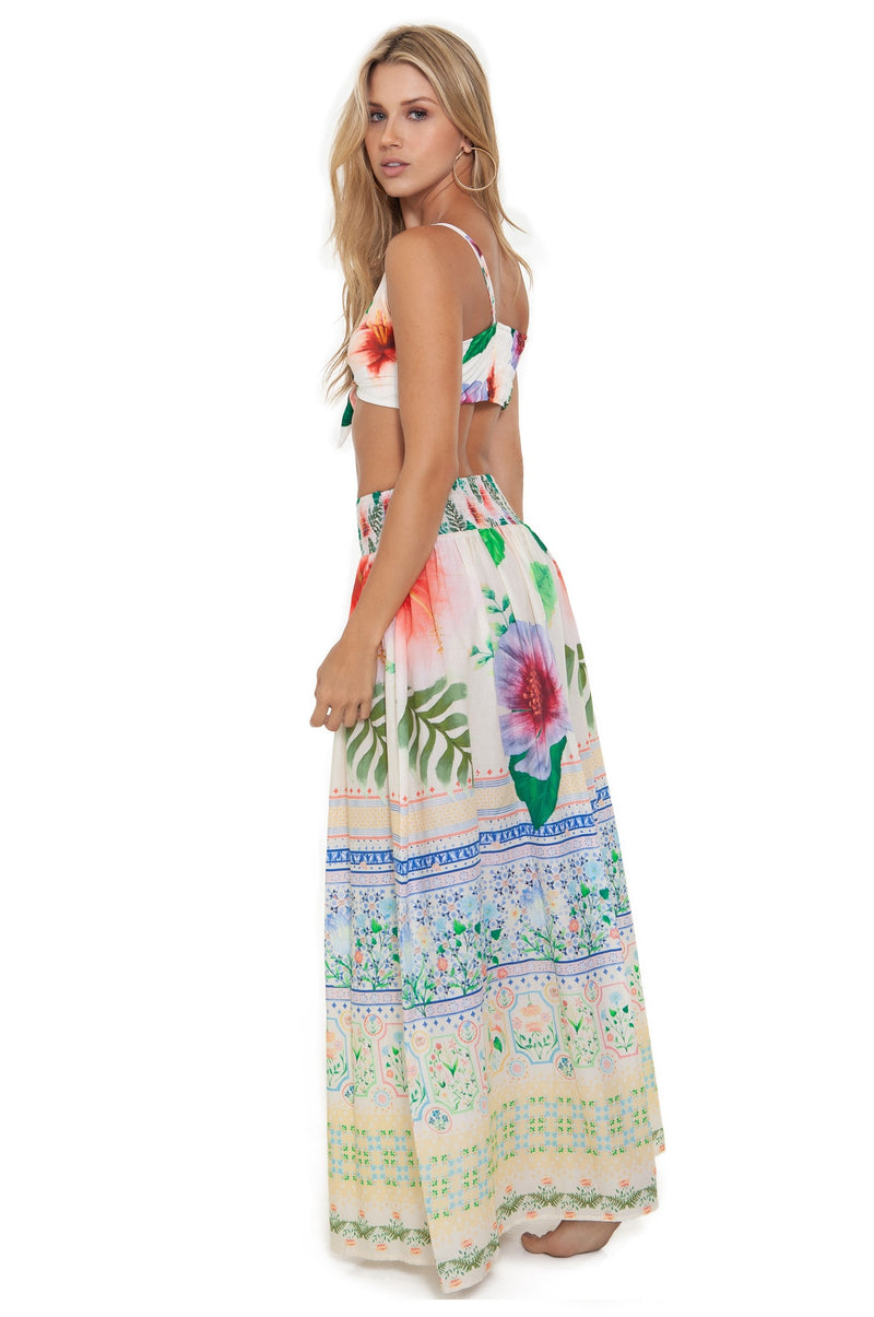 Eleanor Pastel Tropic Skirt 4173